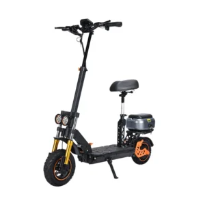 Cross-border electric scooter customized adult scooter with seat, double shock absorption, long battery life off-road electric v