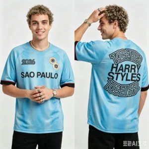 New Letter Print DoubleTogether Together Harrystyles Jersey Football Tee Summer Unisex T-shirt Concert Tshirts Family Matching