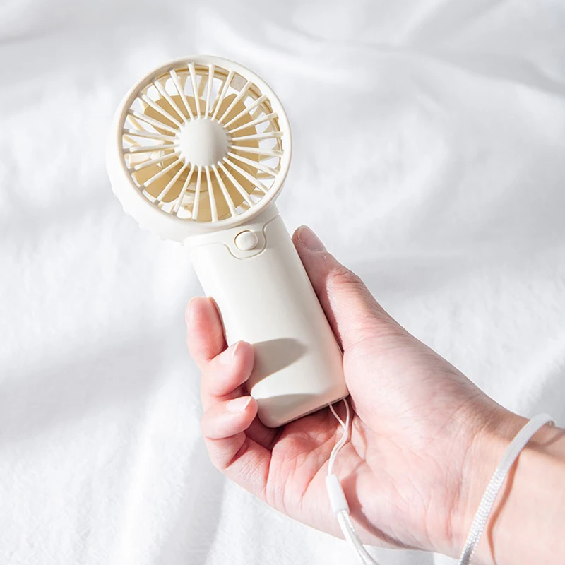 2026 Cute Mini Fan Portable Handheld Fan Lightweight Handy Fan Pocket Size Low Noise Small Electric Fan Student Gift Outdoor Fan - Image 4
