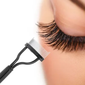 Eyelash Curler Steel Needle Eyelashes Extension Brush Comb Lash Separator Beauty Eyelash Curler Makeup Tool